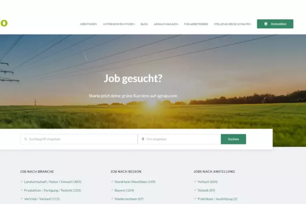 Unser agrajo.com Stellenmarkt