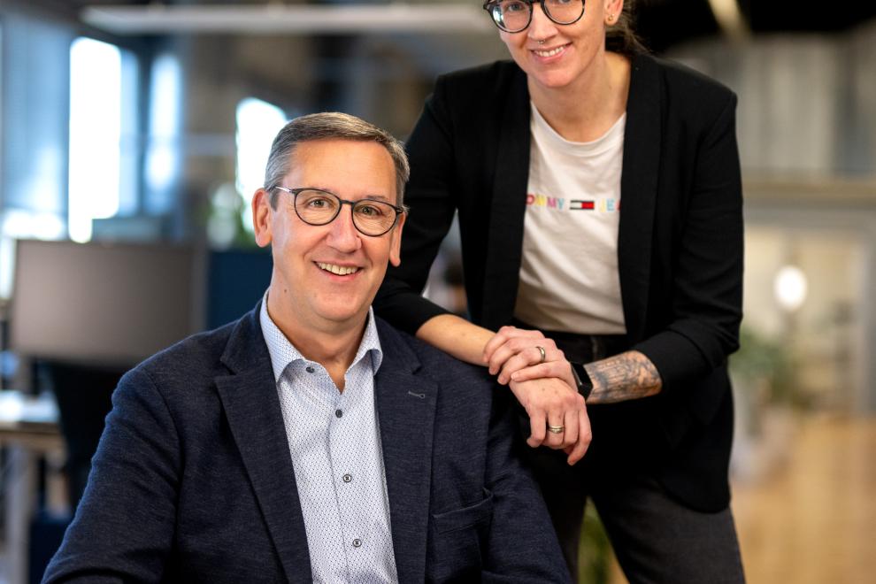 Franziska Greten und Michael Räther von Mastermind Recruitment
