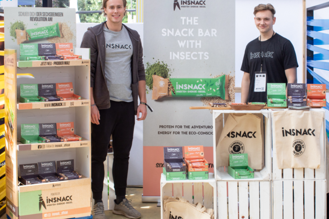 INSNACKS präsentiert sich auf verschiedenen Messen.