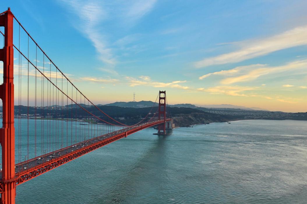 Die Golden Gate Bridge in San Francisco, Kalifornien