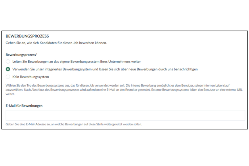 Angaben zum Bewerbungsweg