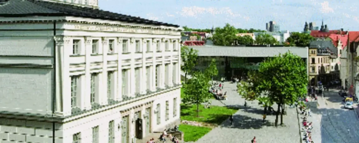 Campus und Uniplatz der Universität Halle-Wittenberg