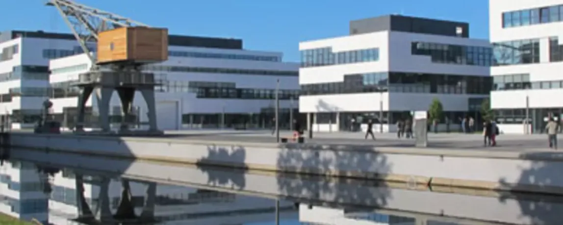 Campus der Hochschule Rhein-Waal am Rhein