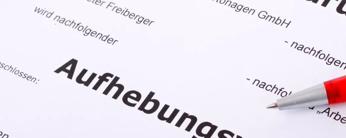 Der Aufhebungsvertrag