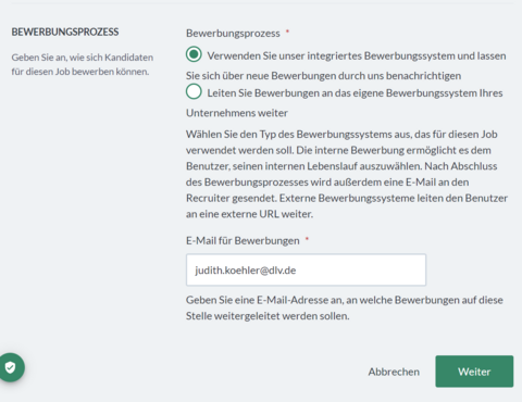 bewerbungsprozess